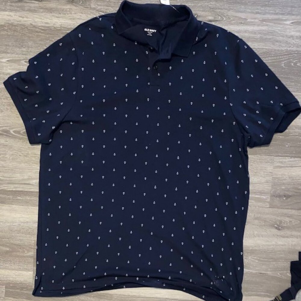 ⚡️Printed Moisture-Wicking Pro Polo